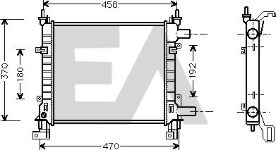 EACLIMA 31R22115 - Radiatore, Raffreddamento motore autozon.pro