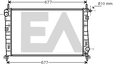 EACLIMA 31R22116 - Radiatore, Raffreddamento motore autozon.pro