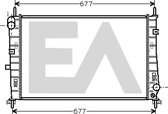 EACLIMA 31R22110 - Radiatore, Raffreddamento motore autozon.pro