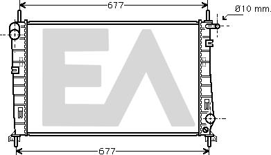 EACLIMA 31R22111 - Radiatore, Raffreddamento motore autozon.pro