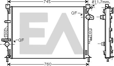 EACLIMA 31R22133 - Radiatore, Raffreddamento motore autozon.pro