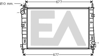 EACLIMA 31R22120 - Radiatore, Raffreddamento motore autozon.pro