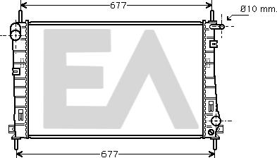 EACLIMA 31R22121 - Radiatore, Raffreddamento motore autozon.pro