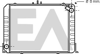 EACLIMA 31R71102 - Radiatore, Raffreddamento motore autozon.pro