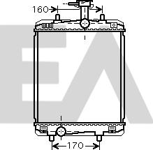 EACLIMA 31R71305 - Radiatore, Raffreddamento motore autozon.pro