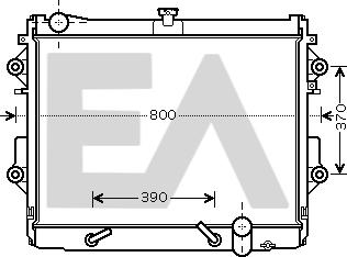 EACLIMA 31R71242 - Radiatore, Raffreddamento motore autozon.pro