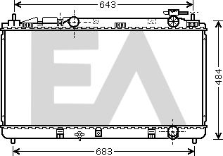 EACLIMA 31R71256 - Radiatore, Raffreddamento motore autozon.pro