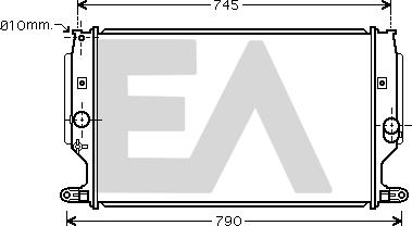 EACLIMA 31R71206 - Radiatore, Raffreddamento motore autozon.pro