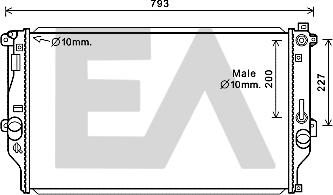 EACLIMA 31R71285 - Radiatore, Raffreddamento motore autozon.pro