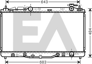 EACLIMA 31R71232 - Radiatore, Raffreddamento motore autozon.pro