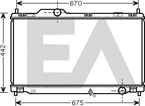 EACLIMA 31R71229 - Radiatore, Raffreddamento motore autozon.pro