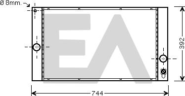 EACLIMA 31R78046 - Radiatore, Raffreddamento motore autozon.pro