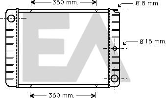 EACLIMA 31R78014 - Radiatore, Raffreddamento motore autozon.pro