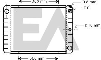 EACLIMA 31R78010 - Radiatore, Raffreddamento motore autozon.pro