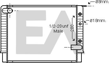 EACLIMA 31R78013 - Radiatore, Raffreddamento motore autozon.pro