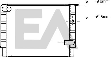 EACLIMA 31R78012 - Radiatore, Raffreddamento motore autozon.pro