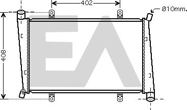 EACLIMA 31R78035 - Radiatore, Raffreddamento motore autozon.pro