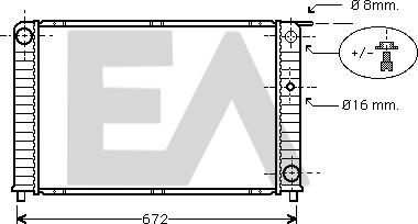 EACLIMA 31R78025 - Radiatore, Raffreddamento motore autozon.pro