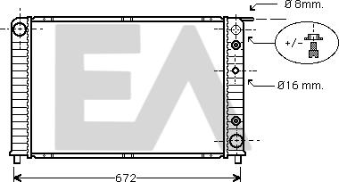 EACLIMA 31R78026 - Radiatore, Raffreddamento motore autozon.pro