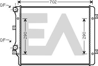 EACLIMA 31R77049 - Radiatore, Raffreddamento motore autozon.pro