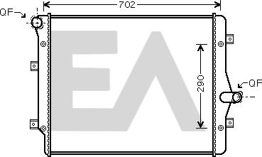 EACLIMA 31R77050 - Radiatore, Raffreddamento motore autozon.pro