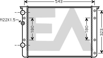 EACLIMA 31R77057 - Radiatore, Raffreddamento motore autozon.pro