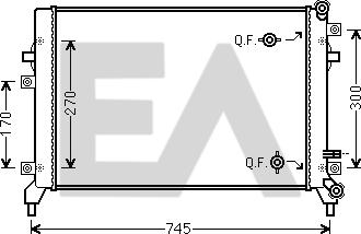 EACLIMA 31R77061 - Radiatore, Raffreddamento motore autozon.pro