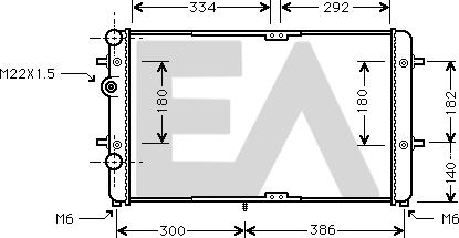 EACLIMA 31R77101 - Radiatore, Raffreddamento motore autozon.pro