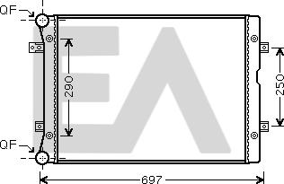 EACLIMA 31R77117 - Radiatore, Raffreddamento motore autozon.pro