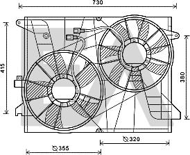 EACLIMA 33V54044 - Ventola, Raffreddamento motore autozon.pro