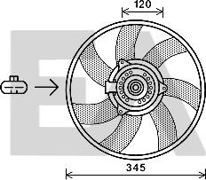 EACLIMA 33V54041 - Ventola, Raffreddamento motore autozon.pro