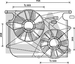 EACLIMA 33V54043 - Ventola, Raffreddamento motore autozon.pro