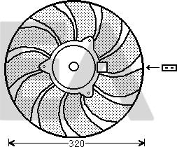 EACLIMA 33V54038 - Ventola, Raffreddamento motore autozon.pro