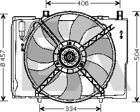 EACLIMA 33V50004 - Ventola, Raffreddamento motore autozon.pro