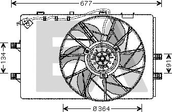 EACLIMA 33V50006 - Ventola, Raffreddamento motore autozon.pro