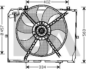 EACLIMA 33V50003 - Ventola, Raffreddamento motore autozon.pro