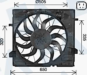 EACLIMA 33V50024 - Ventola, Raffreddamento motore autozon.pro