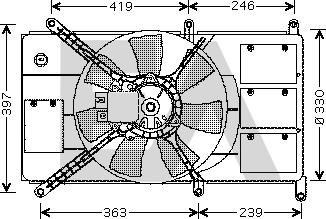 EACLIMA 33V51021 - Ventola, Raffreddamento motore autozon.pro