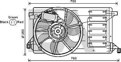 EACLIMA 33V52043 - Ventola, Raffreddamento motore autozon.pro