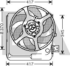 EACLIMA 33V60003 - Ventola, Raffreddamento motore autozon.pro