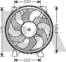 EACLIMA 33V60002 - Ventola, Raffreddamento motore autozon.pro