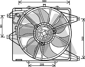 EACLIMA 33V60019 - Ventola, Raffreddamento motore autozon.pro