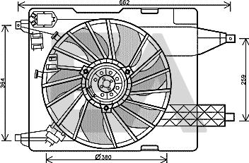 EACLIMA 33V60017 - Ventola, Raffreddamento motore autozon.pro