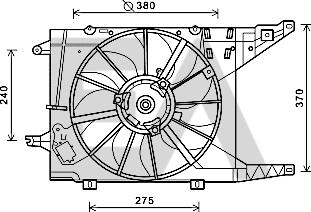 EACLIMA 33V60026 - Ventola, Raffreddamento motore autozon.pro