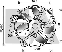 EACLIMA 33V60028 - Ventola, Raffreddamento motore autozon.pro