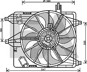 EACLIMA 33V60022 - Ventola, Raffreddamento motore autozon.pro