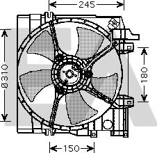 EACLIMA 33V68013 - Ventola, Raffreddamento motore autozon.pro