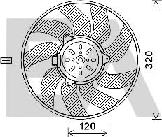 EACLIMA 33V62004 - Ventola, Raffreddamento motore autozon.pro