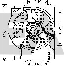 EACLIMA 33V05001 - Ventola, Raffreddamento motore autozon.pro