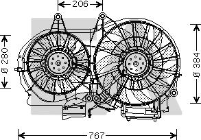 EACLIMA 33V02005 - Ventola, Raffreddamento motore autozon.pro